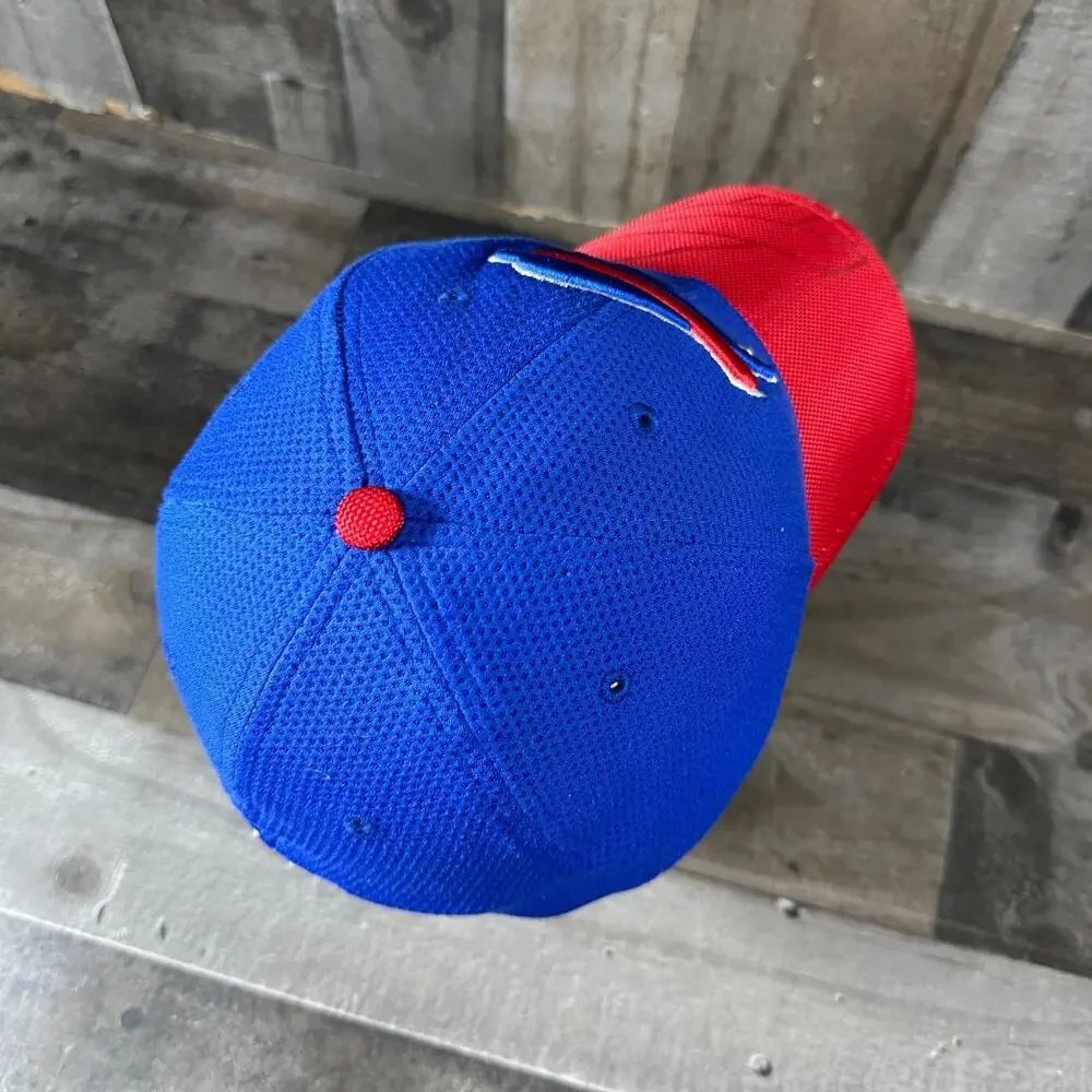 Buffalo Bills Hat S/M‎ Blue New Era 39THIRTY NFL Fitted Asymmetrical